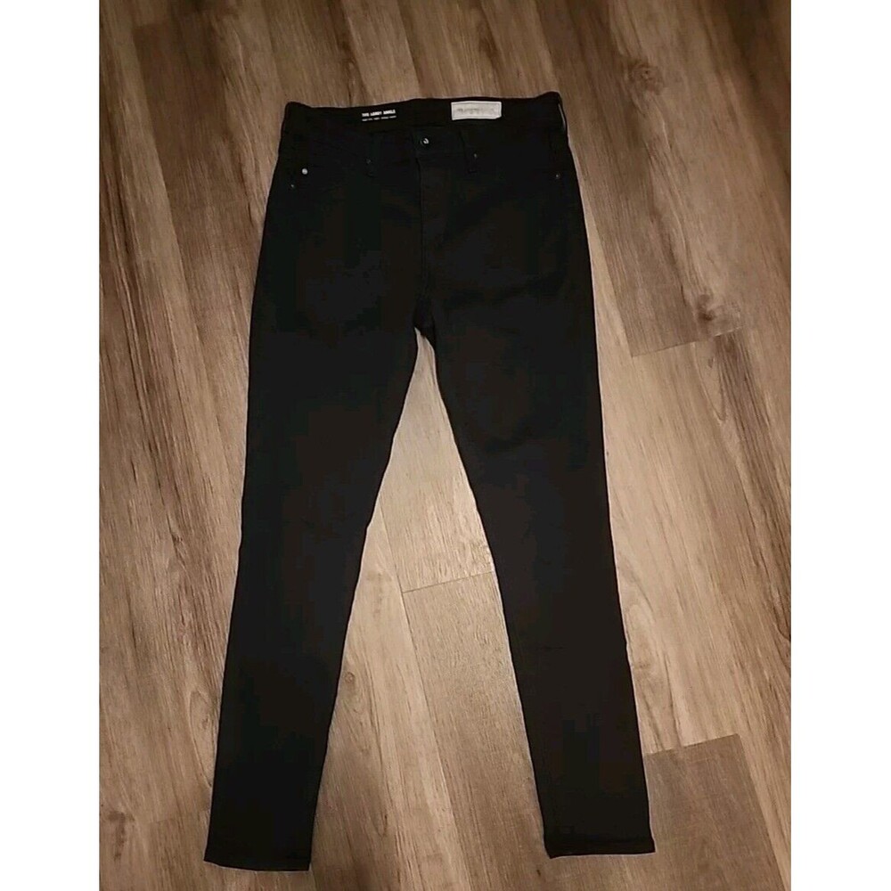 Anthropologie The Abby Ankle Womens Teen Jr 27  Black Mid-rise Skinny